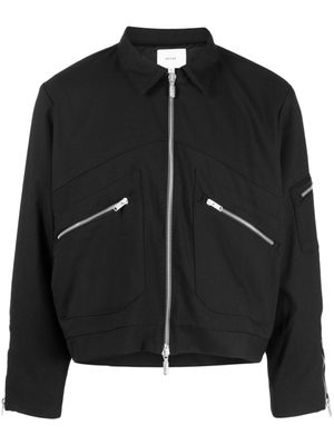 RHUDE veste bomber à fermeture zippée - Noir