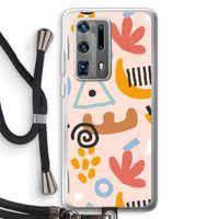 Abstract: Huawei P40 Pro Plus Transparant Hoesje met koord