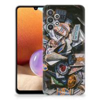 Samsung Galaxy A32 4G | A32 5G Enterprise Editie | Siliconen hoesje | met foto Badges