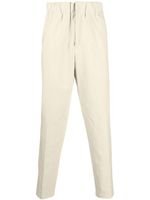 Jil Sander pantalon en coton à taille élastiquée - Jaune Jil Sander pantalon en coton à taille élastiquée - Jaune