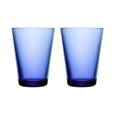 IITTALA - Kartio - Glas 0,40l Ultramarijn set/2