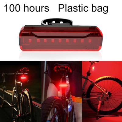 A02 fiets Taillight fiets rijden motorfiets elektrische auto LED mountainbike USB opladen veiligheidswaarschuwing licht (100 uur plastic zak)