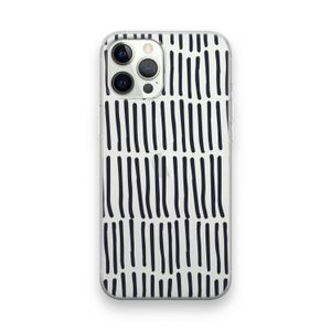 Moroccan stripes: iPhone 12 Pro Transparant Hoesje