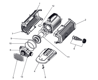OASE Onderdelen AquaMax Expert 20000-40000 Centrale ring 135