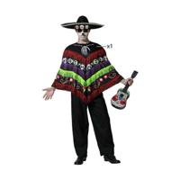 Kostuums voor Volwassenen Zwart Kostuums voor Volwassenen Mexico (1 Onderdelen)