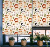 Rolgordijn babykamer Beige safari