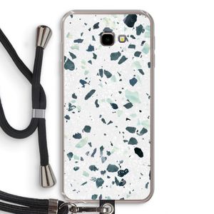 Terrazzo N°2: Samsung Galaxy J4 Plus Transparant Hoesje met koord