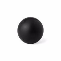 3x stuks zwarte anti stressballen 6 cm