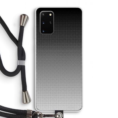 Musketon Halftone: Samsung Galaxy S20 Plus Transparant Hoesje met koord