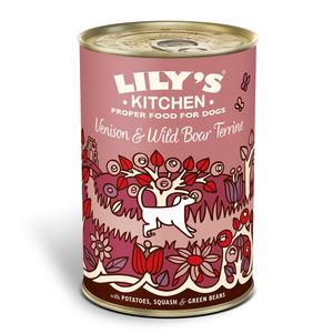 Lily's Kitchen Venison & Wild Boar Terrine Everzwijn, Wild Universeel 400 g