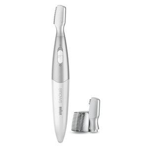 Braun FG1106 Mini-precisietrimmer Wenkbrauwen, Wit/Zilver