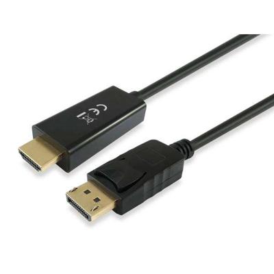 Equip 119390 DisplayPort to HDMI Adapter Cable, 2 m, 2 m, DisplayPort, HDMI, M/M, Straight