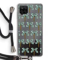 Paradise: Samsung Galaxy A12 Transparant Hoesje met koord