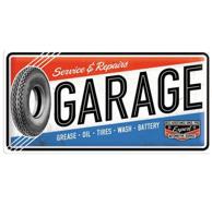 Service & Repairs Garage Tin Sign 25 x 50 cm - LAATSTE KANS - thumbnail