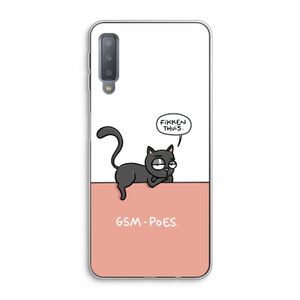 GSM poes: Samsung Galaxy A7 (2018) Transparant Hoesje