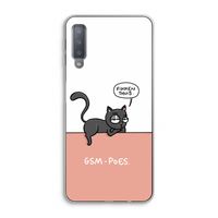 GSM poes: Samsung Galaxy A7 (2018) Transparant Hoesje