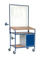 Fetra Verrijdbare etagebak met infectiebescherming 1000x600