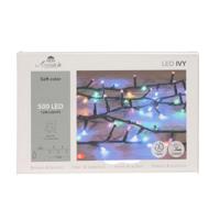 Kerstverlichting Ivy - 500 led lampjes - gekleurd - 1200 cm - lichtsnoer