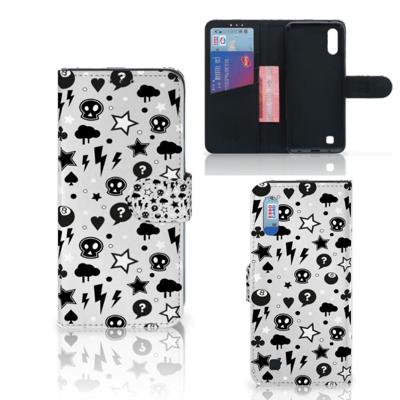 Telefoonhoesje met Naam Samsung Galaxy M10 Silver Punk