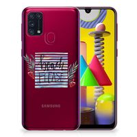 Samsung Galaxy M31 Telefoonhoesje met Naam Boho Beach - thumbnail