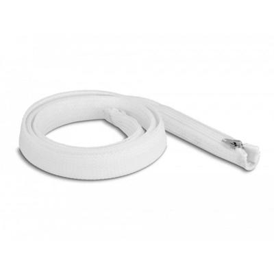 Delock 20821 20821 Gevlochten slang Wit Polyester 1 m 15 mm (max) 1 stuk(s)