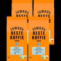 Jumbo&apos;s Beste Koffiebonen Crema 4 x 1 kg