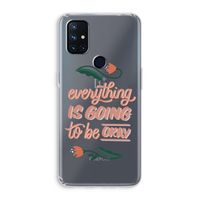 Optimistic flower girl: OnePlus Nord N10 5G Transparant Hoesje