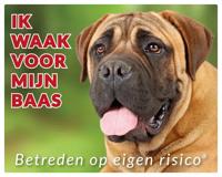 Bullmastiff Blond Waakbord
