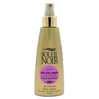 Soleil Noir Spray Huile Sèche Vitaminée SPF50 150ml