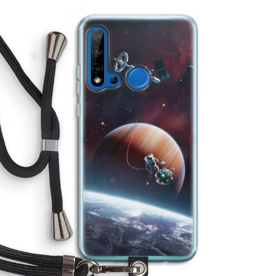 Examiner: Huawei P20 Lite (2019) Transparant Hoesje met koord