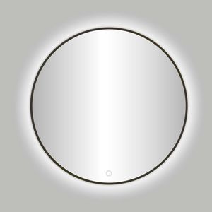 Best Design Badkamerspiegel Venetie Rond 100 cm Incl. Led Gunmetal