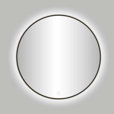 Best Design Badkamerspiegel Venetie Rond 100 cm Incl. Led Gunmetal