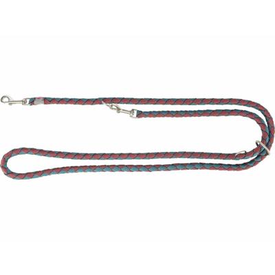 Verstelbare hondenriem Trixie Blauw Rood S/M 2 m