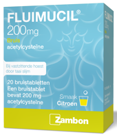Fluimucil 200mg Bruistabletten 20st