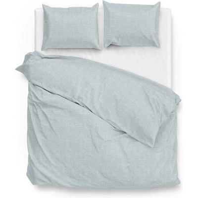 Dekbedovertrek Katoen Lino Mint Groen Ruiten 240x200 Cm Zo!Home - Dekbed-Discounter.nl