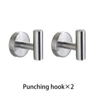 Badhardware Set | Geborsteld Roestvrij Staal | Zelfvoorzienende Installatie