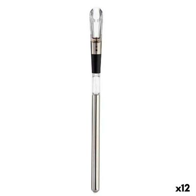 Wijn Decanteerkan Kinvara Wit Zwart Transparant Staal Roestvrij staal TPE Plastic 3 in 1 (12 Stuks)