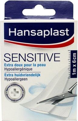 Hansaplast Sensitive 1m x 6cm (1 st)