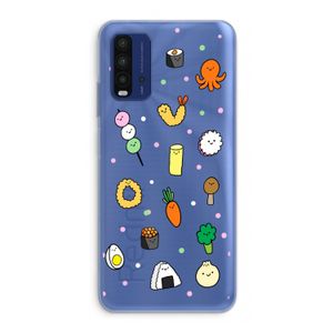Happy bento friends: Xiaomi Redmi 9T Transparant Hoesje