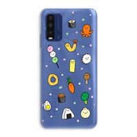 Happy bento friends: Xiaomi Redmi 9T Transparant Hoesje
