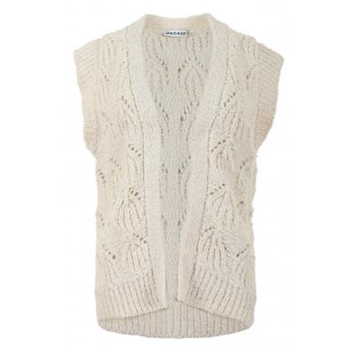 Maicazz - Wit | Dames | Vest | Wit | XL | regular | Kamst mode
