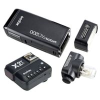 Godox Witstro AD200 Portable Flitser + X2 Transmitter voor Fujifilm - thumbnail