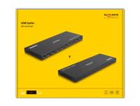 DeLOCK HDMI Splitter 1x HDMI in > 8x HDMI out, 4K 60Hz - thumbnail