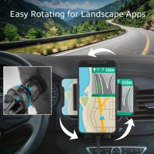 ACT Connectivity Automatische smartphone autohouder met draadloze snellaadfunctie