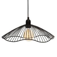 Atmosphera Hanglamp Galtieri - D34 cm - metaal draad - kleur zwart - Design lamp - Lampenkap