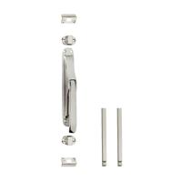 Intersteel set pomp-espagnolet incl. stangenset 2x125cm - nikkel glans