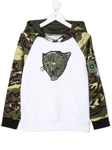 Givenchy Kids hoodie à imprimé camouflage - Blanc