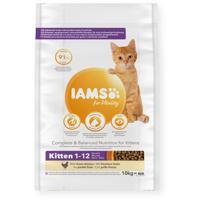 IAMS for Vitality Kitten Fresh chicken - droog kattenvoer - 10kg - thumbnail