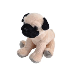 Pluche knuffel Mopshond van 13 cm