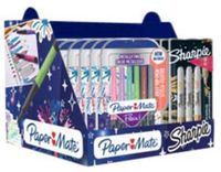 Viltstift Sharpie en Paper Mate Flair metallic assorti